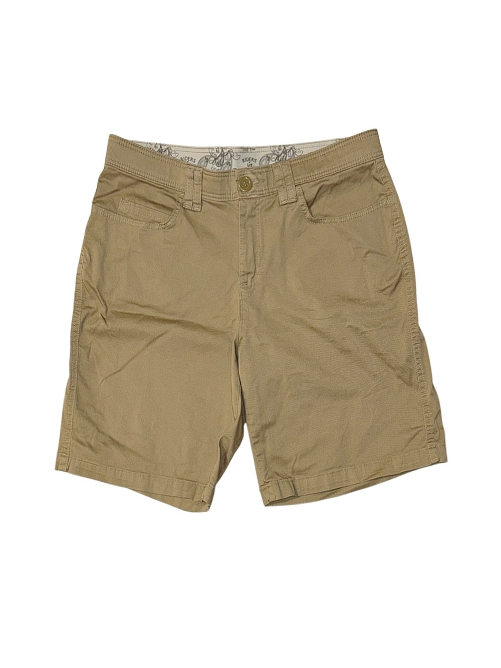 RIDERS BY LEE Women's Khaki Bermuda Shorts Size 8
